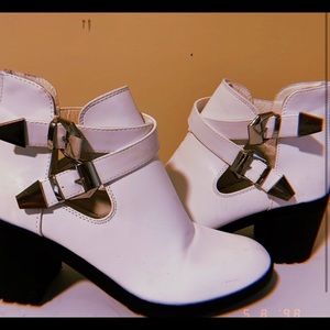 white booties